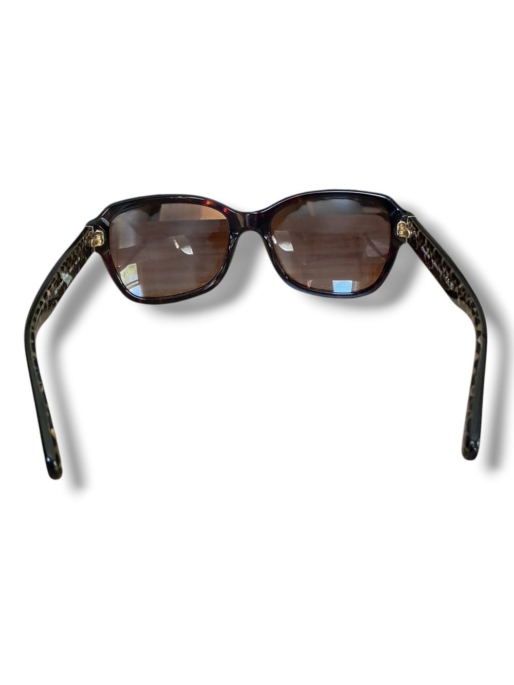 Coach HC 8232 (L1010) 550713 Dark Tortoise Sunglasses with Case - Picture 6 of 12